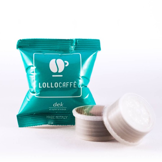 100 capsule Lollo Caffè miscela Decaffeinato