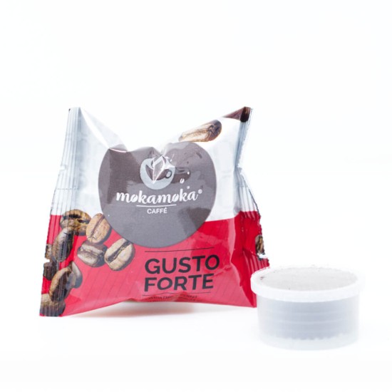 100 capsule MokaMokaCaffè miscela Gusto Forte