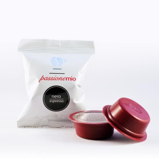 100 capsule Lollo Caffè PassioneMio miscela Nero