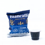 100 capsule Biancaffè B'Espresso miscela Crema