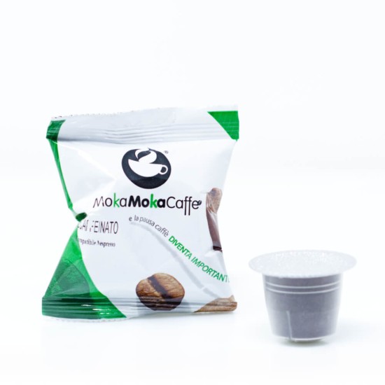 100 capsule MokaMokaCaffè miscela Decaffeinato Nespresso