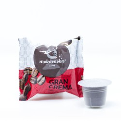 100 capsule MokaMokaCaffè miscela Gran Crema Nespresso
