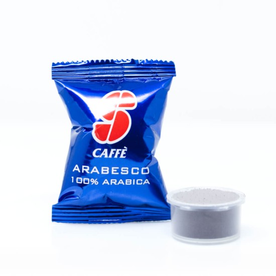 Essse Sistema Espresso Caffè Arabesco in confezione da 50 capsule