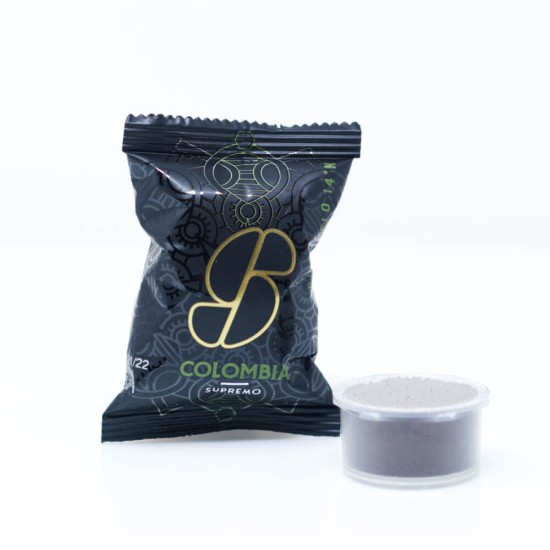 Essse Sistema Espresso Caffè Monorigine Colombia in confezione da 50 capsule